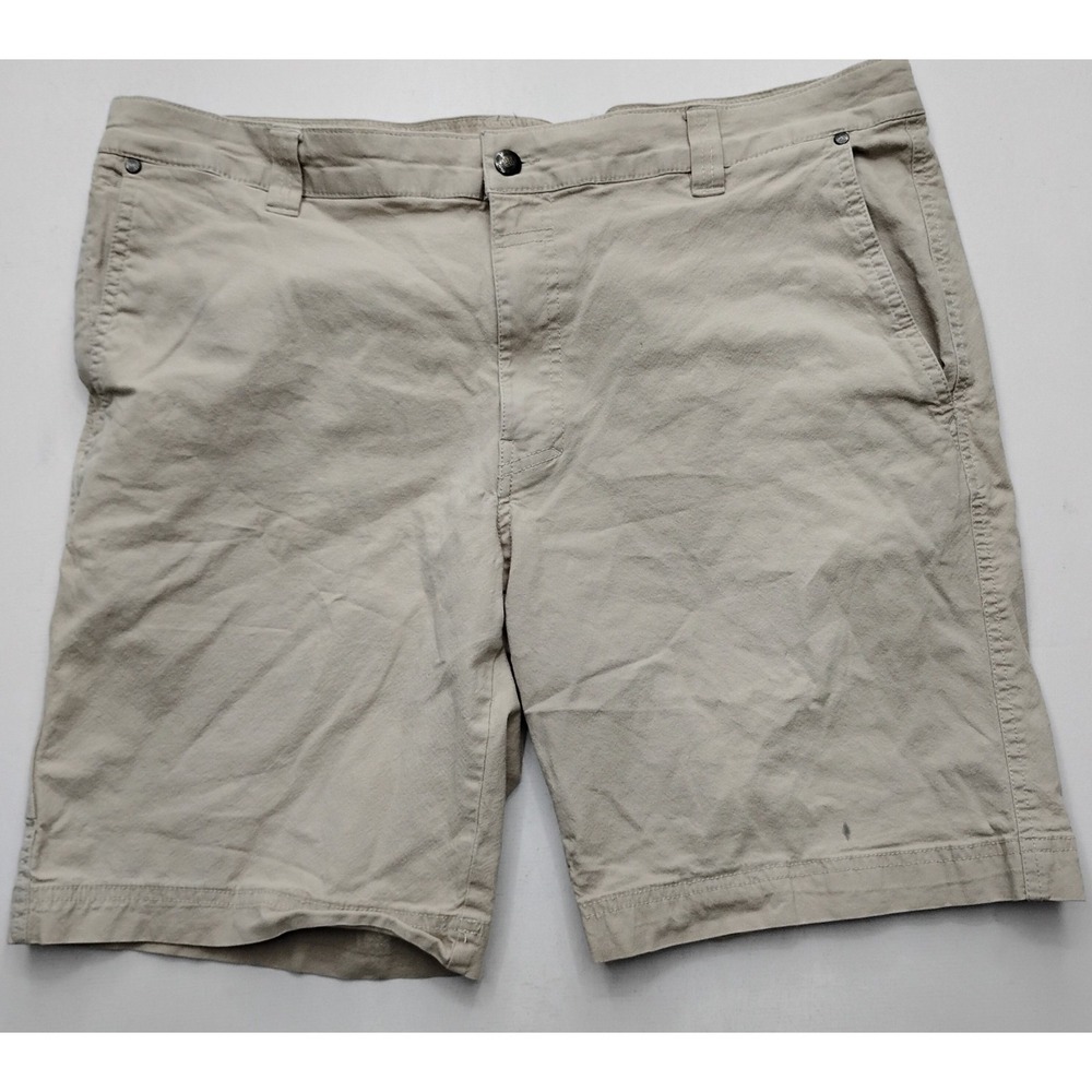 Columbia Men's Outdoor Hiking Shorts Size 38/10 Regular Fit Flex Color Tan